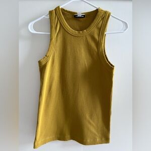 Frank and Oak Slim Fit Rib Sportneck Tank